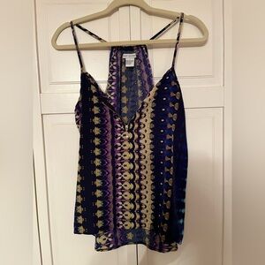 Body Central Blue and Purple Camisole